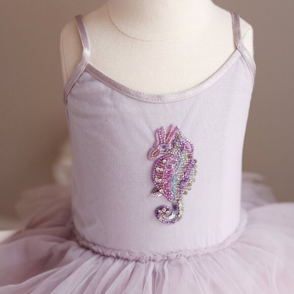RARE Find Tutu Du Monde Seahorse Lavender LiLac Purple Tutu Dress Size 1 NWT - Picture 2 of 5